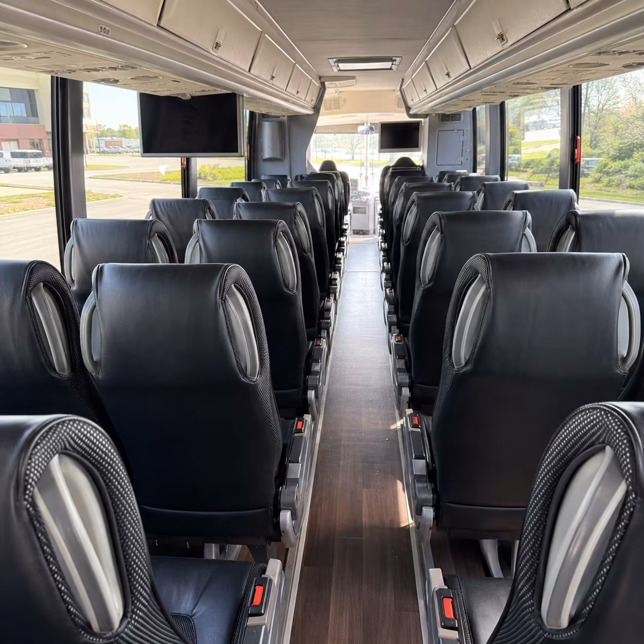 new bedford charter bus rental inside