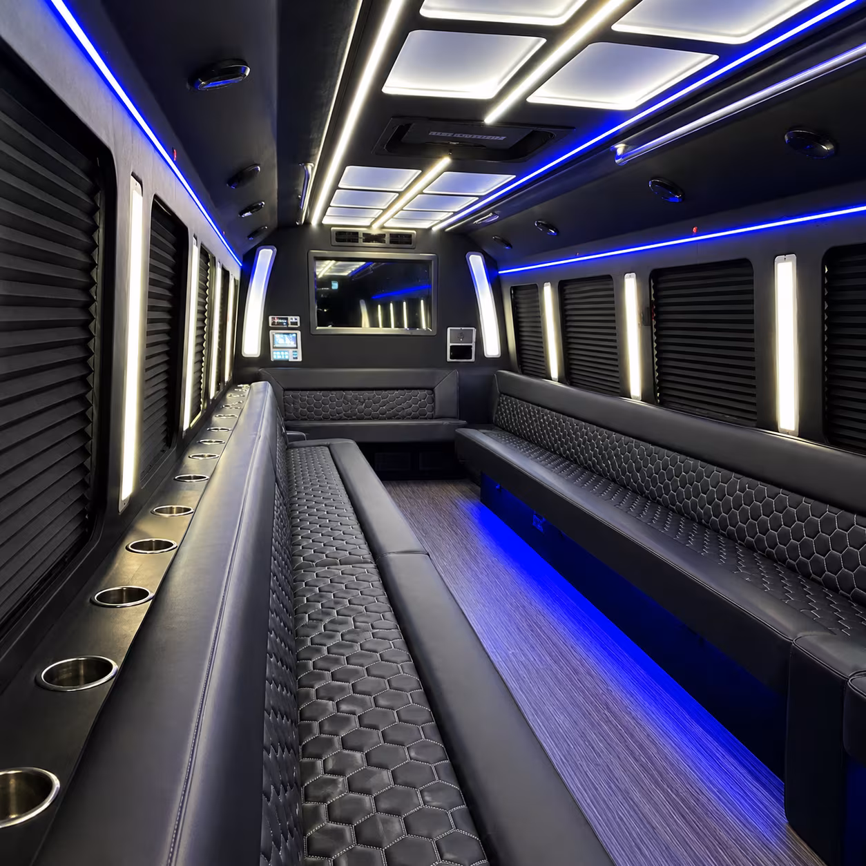 new bedford holiday party bus rental