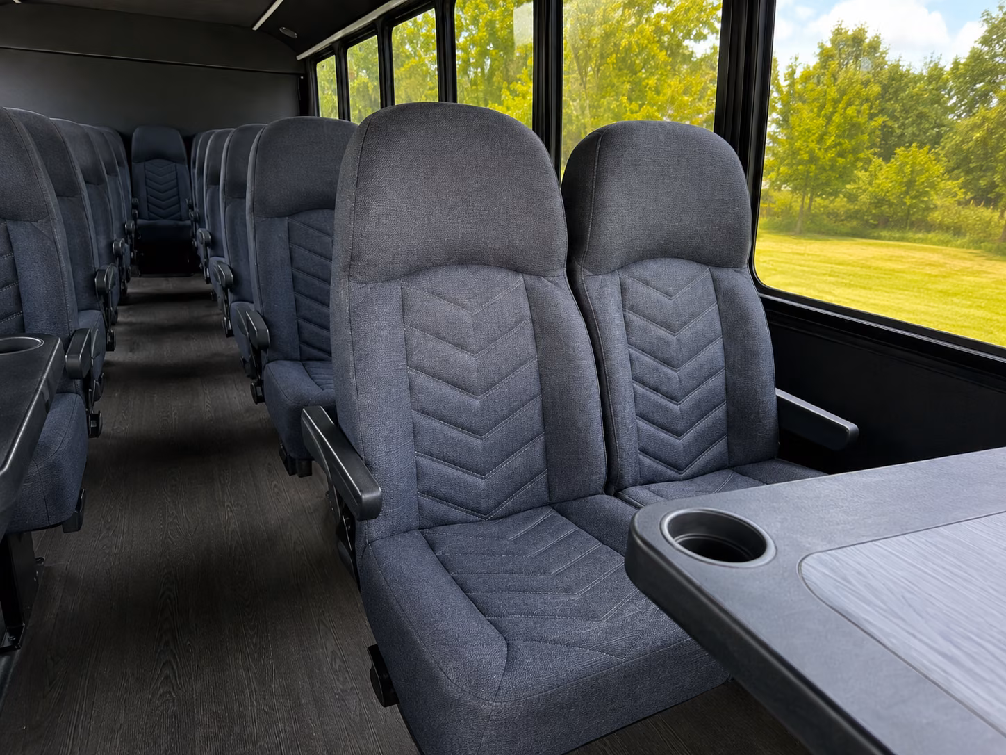 new bedford religious group transportation onboard seating