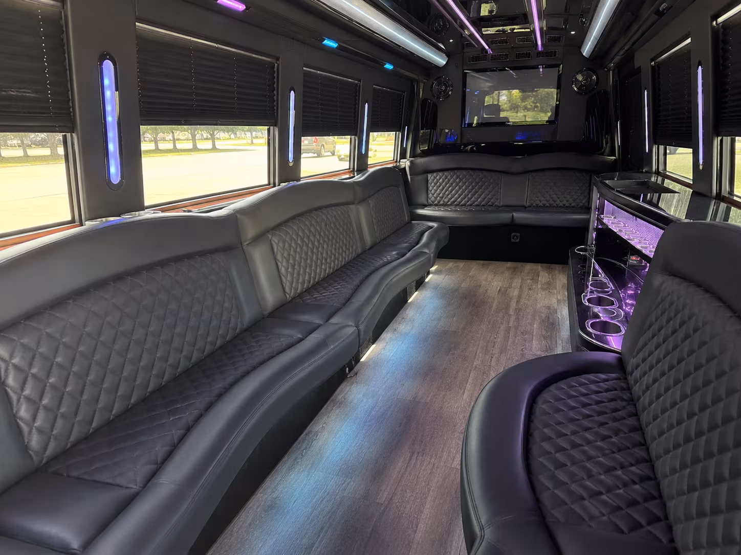 party buses for new bedford high school prom night